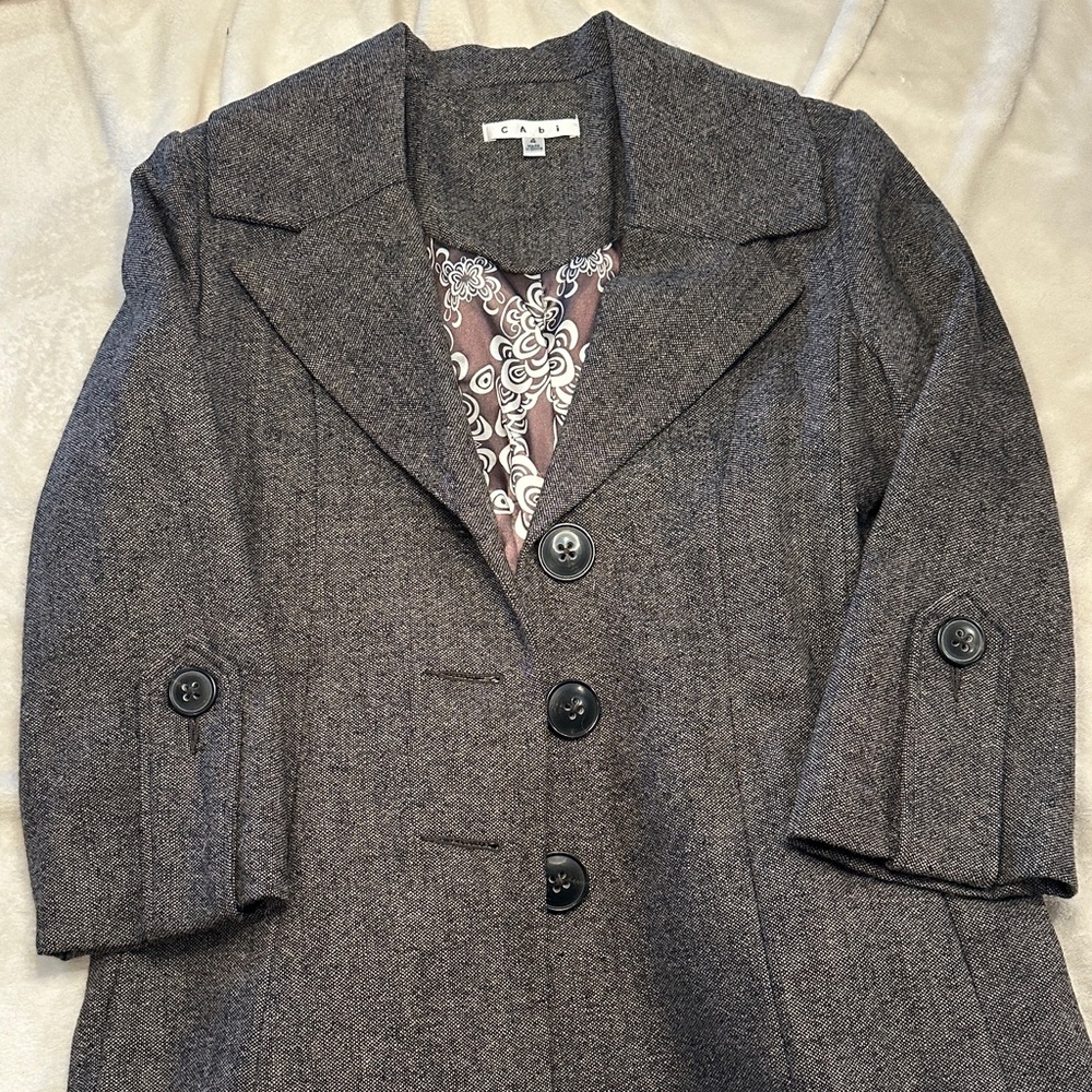 CAbi Charcoal Trench Coat